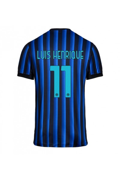 Inter Milan Luis Henrique #11 Jalkapallovaatteet Kotipaita 2025-26 Lyhythihainen Inter Milan Luis Henrique #11 Jalkapallovaatteet Kotipaita 2025-26 Lyhythihainen